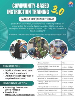 CBI Training Flyer