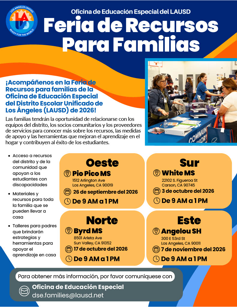 Resource Fair Flyer - Spanish